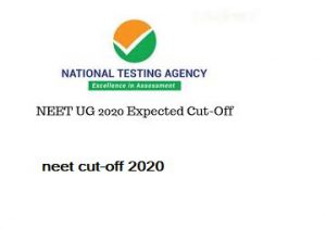 neet 2020 cut off