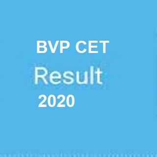 BVP CET Result 2020
