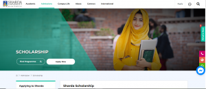 Sharda Scholarship