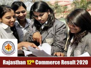 Rajasthan 12th commerce result 2020
