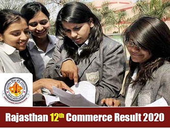 Rajasthan 12th commerce result 2020