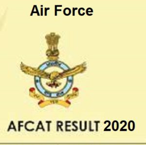 Air Force AFCAT Result 2020