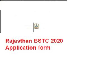 Rajasthan bstc 2020 Application form