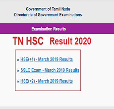 Tamil Nadu 12th result 2020