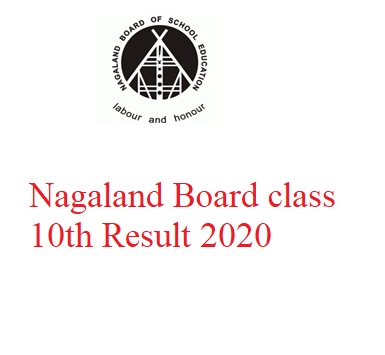 Nagaland Board class  10th Result 2020