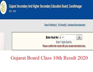 Gujarat Board class 10th result