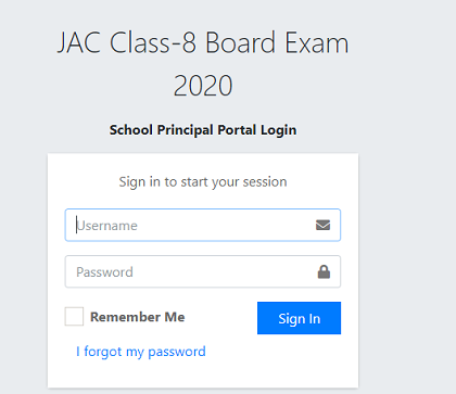 JAC 8th Class result 2020