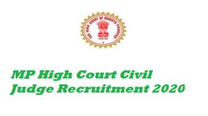 MP High Court Civil Judge Recruitment 2020