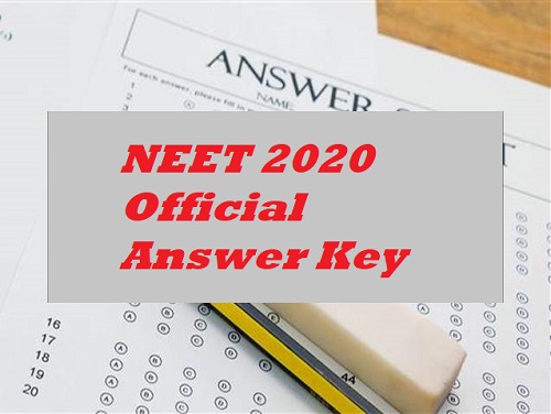NEET 2020 Official Answer Key