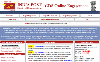 tamilnadu post circle recruitment 2020