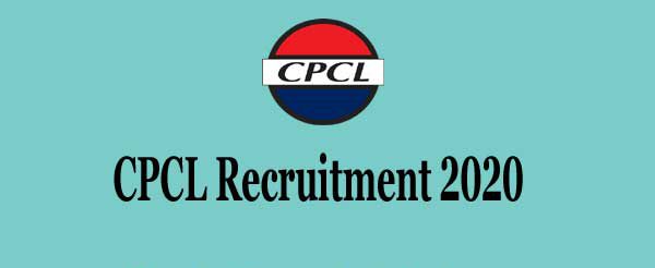 CPCL Manali Recruitment 2020