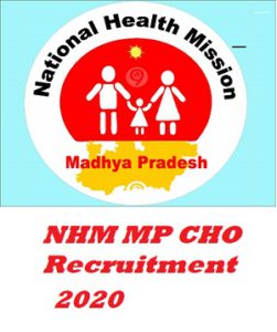 NHM MP CHO Recruitment 2020