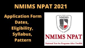 NMIMS NPAT 2021