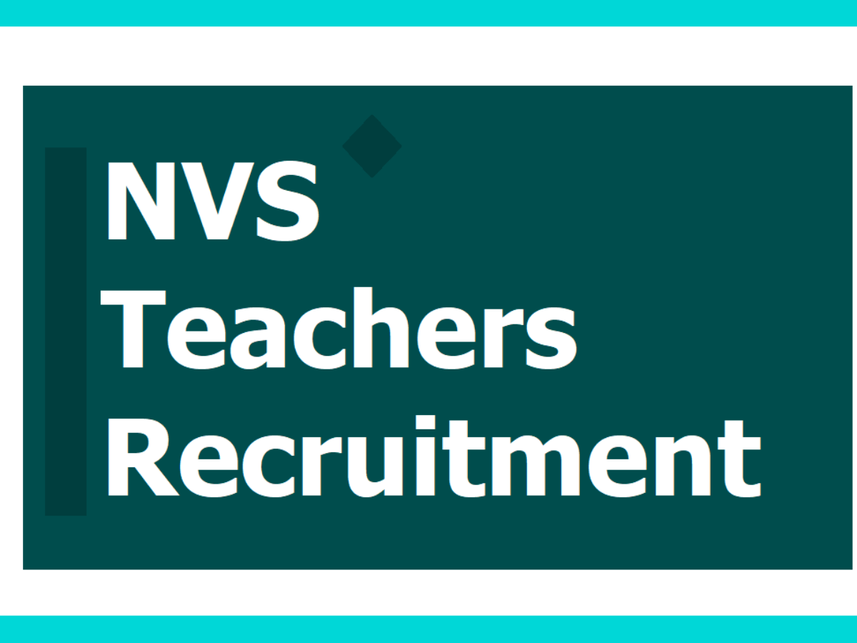 NVS Teacher Recruitment 2020