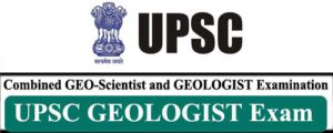 UPSC Combined Geo Scientist 2021