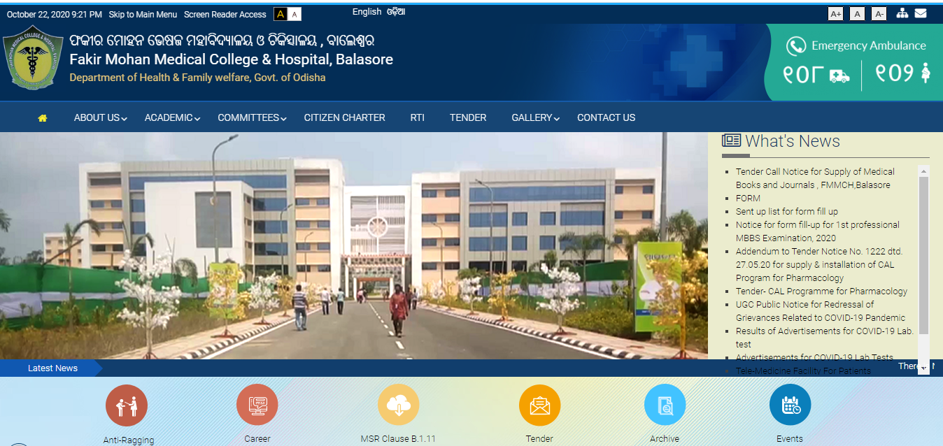 Fakir Mohan Medical College And Hospital Recruitment 2020