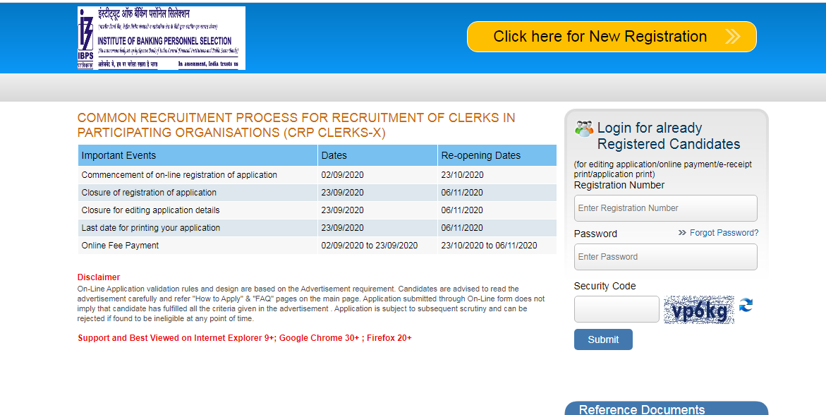 IBPS Clerk 2020