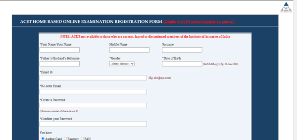 ACET 2021 Notification