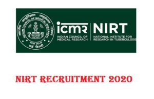 NIRT Recruitment 2020