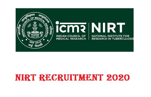 NIRT Recruitment 2020