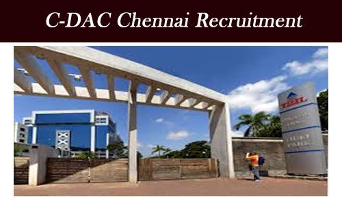 CDAC Chennai Recruitment 2020
