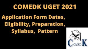 COMEDK UGET 2021