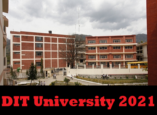 DIT University 2021 Admission