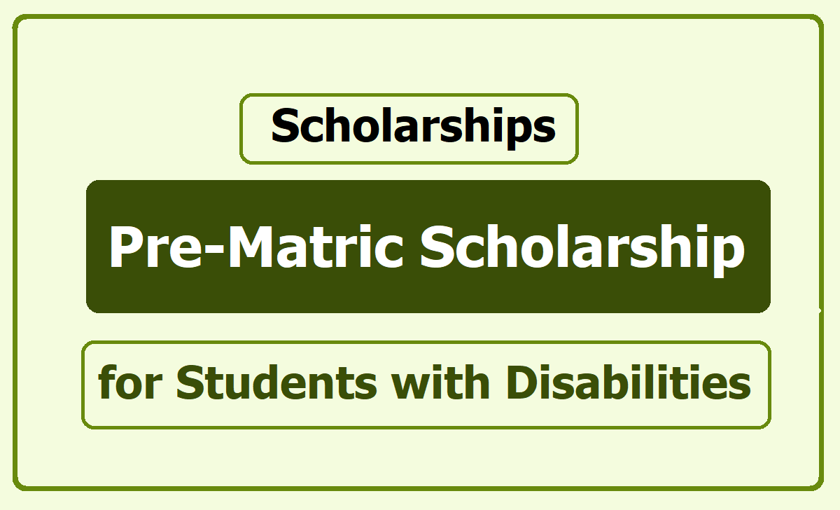NSP: 2020-21 Post Matric Scholarship For Students With Disabilities