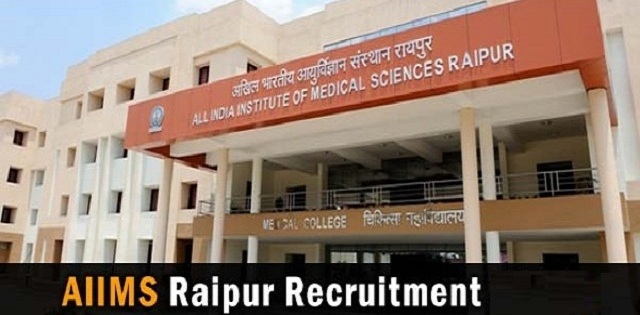 AIIMS Raipur Recruitment 2020