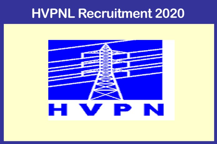 HVPNL Asst Engineer Recruitment 2020-21