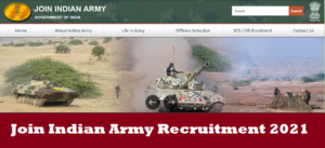 Indian Army Recruitment 2021
