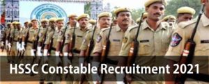 HSSC Constable Recruitment 2021
