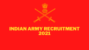 Indian Army NCC Recruitment 2021