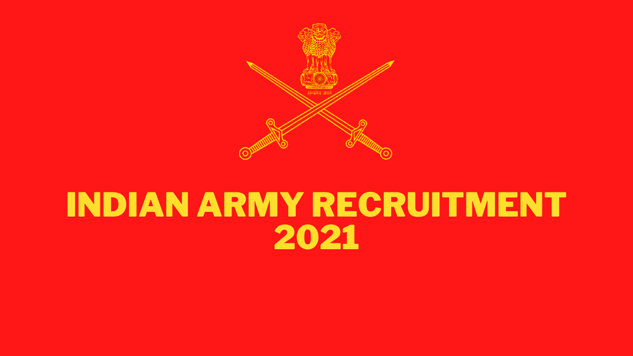 Indian Army NCC Recruitment 2021