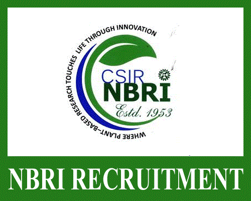 NBRI Recruitment 2021