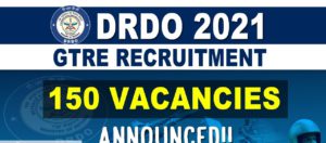 DRDO GTRE Apprentice Recruitment 2021