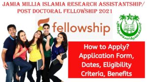 Jamia Millia Islamia Research Assistantship