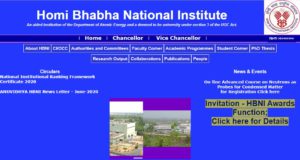 HBNI-DAE Doctoral Fellowship Scheme 2021