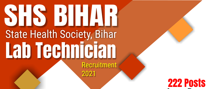 SHSB Lab Technician Recruitment 2021