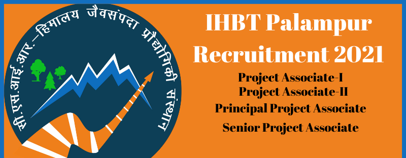 IHBT Recruitment 2021