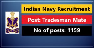 Indian Navy Tradesman Recruitment 2021