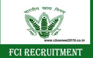FCI Recruitment 2021