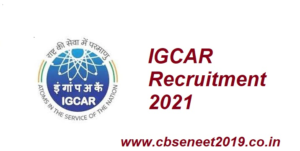 IGCAR Recruitment 2021