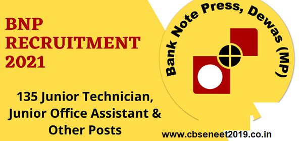 BNP Dewas Recruitment 2021