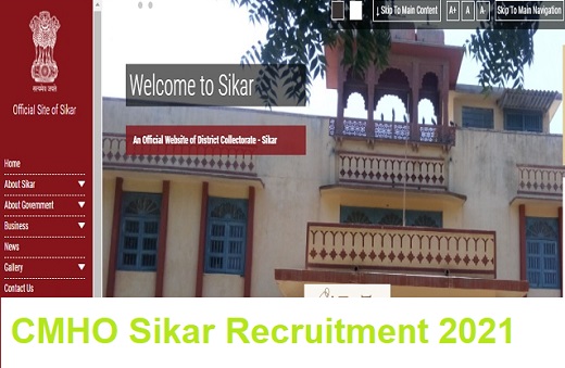 CMHO Sikar Recruitment 2021