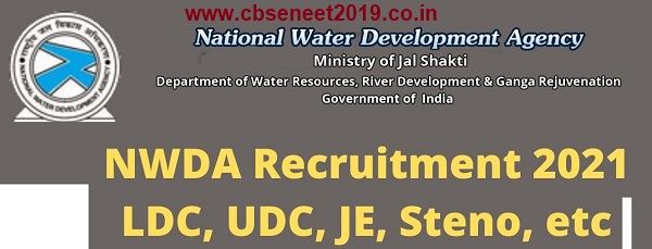 NWDA Recruitment notification 2021