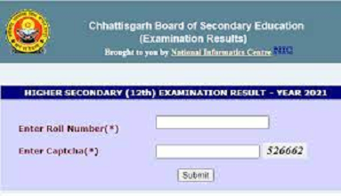 Chhattisgarh Board CGBSE 12th Result 2021