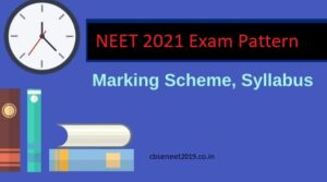 neet 2021 exam pattern