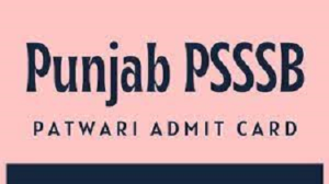 Punjab Patwari Admit Card 2021
