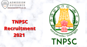 TNPSC Recruitment 2021